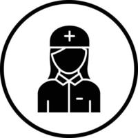 Nurse Vector Icon Design