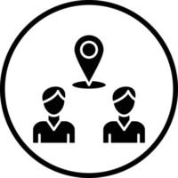 Meeting Point Vector Icon Design