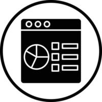 Data Analysis Vector Icon Design