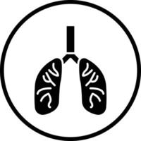 Lungs Vector Icon Design