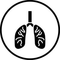 Lungs Vector Icon Design