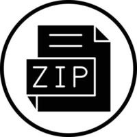 ZIP Vector Icon Design