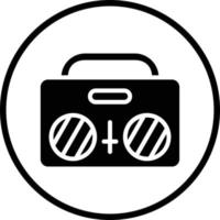 Boombox Vector Icon Design