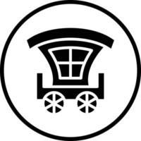 Carriage Vector Icon Design