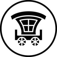 Carriage Vector Icon Design