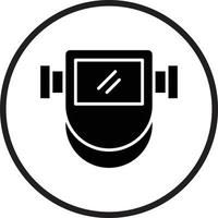 Welding Helmet Vector Icon Design
