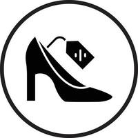 Heel Sale Vector Icon Design