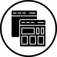 Webpages Vector Icon Design