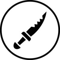 Pirate Knife Vector Icon Design