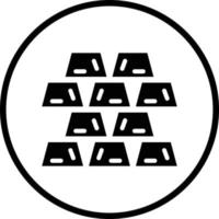 Ingots Vector Icon Design