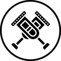 Crutch Vector Icon Design