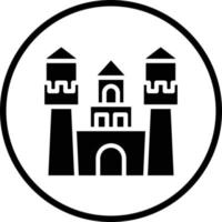 Castle Vector Icon Design