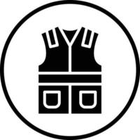 Labour Vest Vector Icon Design
