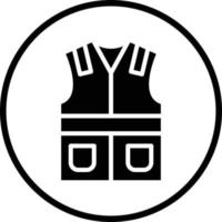 Labour Vest Vector Icon Design