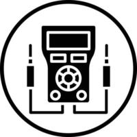 Voltmeter Vector Icon Design