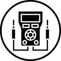 Voltmeter Vector Icon Design