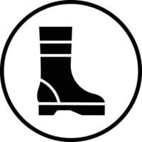 Construction Shoes Vector Icon Design