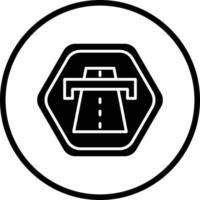 Motorway Vector Icon Design