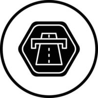 Motorway Vector Icon Design