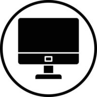 Monitor Vector Icon Design