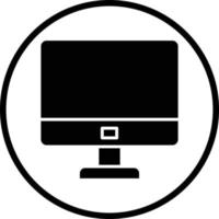 Monitor Vector Icon Design