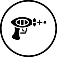 Space Gun Vector Icon Design