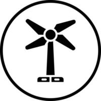 Wind Power Vector Icon Design