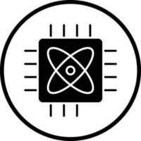 Quantum Computing Vector Icon Design