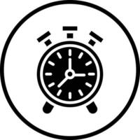 diseño de icono de vector de reloj de alarma