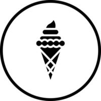 Ice Cream Vector Icon Design