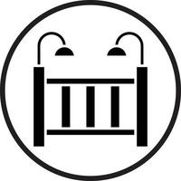 Crib Vector Icon Design
