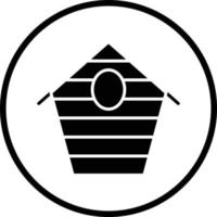 Bird House Vector Icon Design