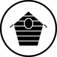 Bird House Vector Icon Design