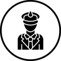 Captain Vector Icon Design