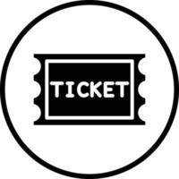 Ticket Vector Icon Design