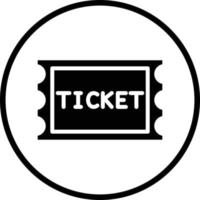 Ticket Vector Icon Design