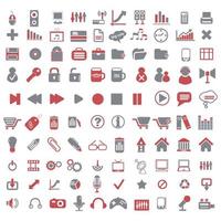 collection of icon vector designs with various shapes