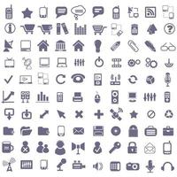 collection of icon vector designs with various shapes