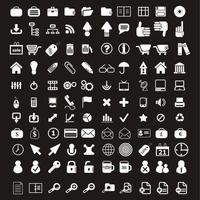 colección de icono vector diseños con varios formas