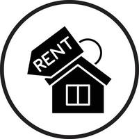 House Rent Vector Icon Design