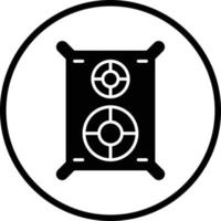 Speaker Vector Icon Design