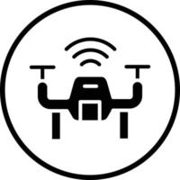 Smart Drone Vector Icon Design