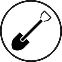 Shovel Vector Icon Design