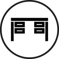 Desk Vector Icon Design