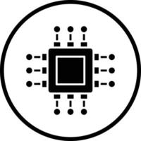 Processor Vector Icon Design