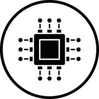 Processor Vector Icon Design