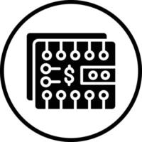Digital Wallet Vector Icon Design