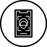Mobile Face Scan Vector Icon Design