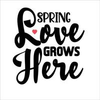 Spring quote typography design for t-shirt, cards, frame artwork, bags, mugs, stickers, tumblers, phone cases, print etc. vector