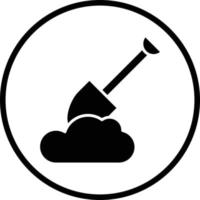 Digging Vector Icon Design